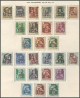 1945 Pecsételt sorok albumlapokon (MBK 793-897 közötti kiadások) (32.270)