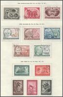 1948-1950 Pecsételt sorok (MBK 1059-1197) albumlapokon (min. 34.850)