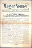 [II. Világháború] Magyar Nemzet. Pethő Sándor riportlapja. (Napilap, 1942 október 18.) "Sztálin...