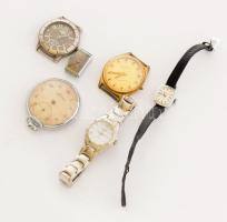 6 darab karóra és zsebóra, közte Kienzle Markant, hibásak.