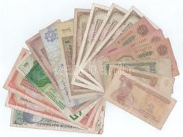 Vegyes, 17db-os külföldi bankjegy tétel, közte Hollandia 1973. 5G + Jugoszlávia 1978-1986. 10D - 100D (3xklf, 7db), stb. T:F,VG Mixed 17pcs foreign banknote lot, including Netherland 1973. 5 Gulden + Yugoslavia 1978-1986. 10 Dinara - 100 Dinara (3xdiff, 7pcs), etc. C:F,VG