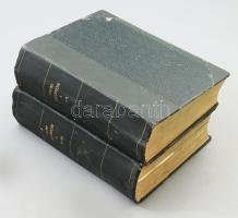 Ókori lexikon I-II. kötet. Szerk.: Pecz Vilmos. Bp.,1902-1904, Franklin, VIII+1142+1 p. + 10 t.; 4+1260 p.+5 t. Első kiadás. Gazdag szövegközti és egészoldalas képanyaggal. Átkötött modern félvászon-kötés, kopott borítóval, a II. kötetből 2 tábla (XII, XVI) hiányzik, a kihajtható Róma térkép szakadt.