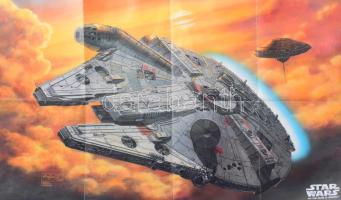 Star Wars kultikus hajók és járművek, kétoldalas plakát, papír, hajtva, 57x88 cm