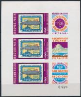 1977 Bélyegbemutatók vágott blokk