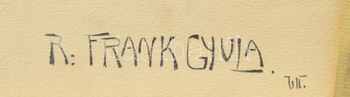 Frank Gyula (XX. sz. eleje): 10 db tanulmányrajz, 1910 körül. Klf. technikák, papír, jelzett, részbe...