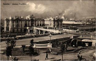 Genova, Porto, Stazione Marittima. Edit. Tito Cazzoli / Port, Harbour Station, steamship (EK)