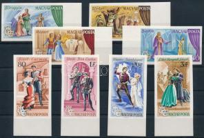 1967 Operák ívszéli vágott sor / Mi 2355-2362 imperforate set