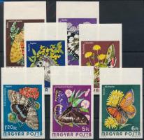 1974 Lepke ívszéli vágott sor / Mi 2994-3000 imperforate margin set