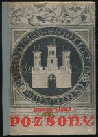 Aixinger László: Pozsony. Jankovics Marcell előszavával. Bp., 1938, Révai, 48+(4) p.+ 8 (fekete-fehér fotók) t. Kiadói kartonált papírkötés, javított gerinccel, kissé foltos borítóval.