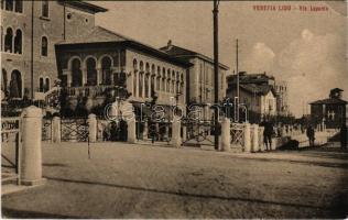Venezia, Venice; Lido, Via Lepanto / street (EM)