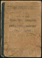 Vágó Nándor: (szerk.): A-46 jelz. becsületügyi szabályzat és párbaj-codex ismertetése kérdés és feleletben. Bp., 1943 103p. Leváló borítójú félvászon kötésben