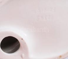 Német kutyapár figura, jelzett, hibátlan, m: 13,5 cm