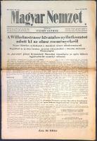 [II. Világháború] Magyar Nemzet. Pethő Sándor riportlapja. VI. évfolyam, 168. szám. (Napilap, 1943 j...