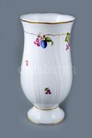 Hollóházi "Éden" mintás váza. Jelzett, hibátlan, m: 24 cm
