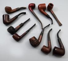 10 darab régebbi pipa, közte Bruyére, jó állapotban.