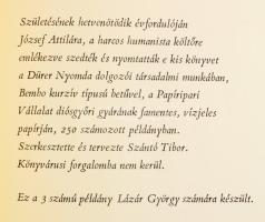 Nagy József Attila könyvgyűjtemény József Attilával foglalkozó könyvek gyűjteménye: :


Balogh Lá...