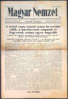 [II. Világháború] Magyar Nemzet. Pethő Sándor riportlapja. VI. évfolyam, 151. szám. (Napilap, 1943 j...