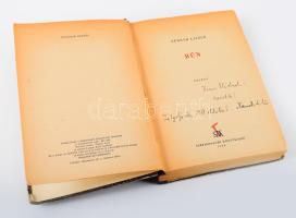 Németh László: Bűn. Regény. A szerző, Németh László (1901-1975) író által DEDIKÁLT példány. Bp., 195...