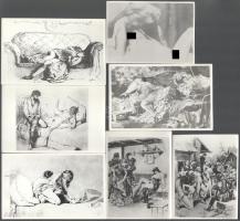 22 db retró erotikus vagy pornó fotó, klf méretben