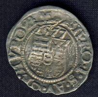 Miksa 1577. Denár Ag ÉH.767a T:3