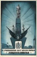 1936 Szabadka, Subotica; 4. Sokol szövetségi tartományi fesztivál reklámlapja / IV. Pokrajinski Slet Saveza Sokola / 4th IV. Provincial Fest of the Sokol Association, advertisement (EK)