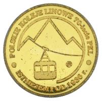 Lengyelország 2007. "Kolej Linowa 2007 - Polskie Koleje Linowe 70-lecie PKL / Polskie Koleje Linowe 70-lecie PKL - Istniejemy od 1936 r. (Kábelvasút 2007 - Lengyel Kábelvasutak A PKL 70. évfordulója / Lengyel Kábelvasutak A PKL 70. évfordulója - 1936 óta létezünk)" aranyozott emlékérem (32mm) T:AU (eredetileg PP) Poland 2007. "Kolej Linowa 2007 - Polskie Koleje Linowe 70-lecie PKL / Polskie Koleje Linowe 70-lecie PKL - Istniejemy od 1936 r. (Cable Railway 2007 - Polish Cable Railways PKL 70th Anniversary / Polish Cable Railways PKL 70th Anniversary - We have been existing since 1936)" gilt commemorative medal (32mm) C:AU (originally PP)