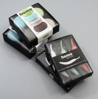 Asa Selection 4 doboz design porcelán tricolor paprika és macaron dísztárgyak, bontatlan csomagolásokban.