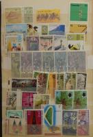 Kis tétel főleg festmény, állat és űrhajózás motívumokkal, Maldív-szigetek, Jemen, Paraguay stb. 5 lapos közepes berakóban