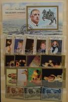 Kis tétel főleg festmény, állat és űrhajózás motívumokkal, Maldív-szigetek, Jemen, Paraguay stb. 5 l...