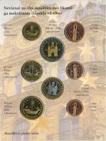 Lettország 2004. 1c-2E (8xklf) "Euro próbaveretek" szettben T:BU
Latvia 2004. 1 Cent - 2 ...