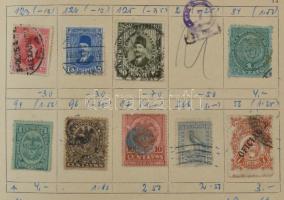 9 db használt cserefüzet (és egy borító nélkül) + vegyes bélyegek borítékokban