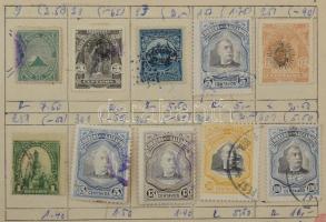 9 db használt cserefüzet (és egy borító nélkül) + vegyes bélyegek borítékokban