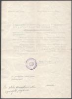 1948 Dr. Terestyéni Ferenc ciszterci rendi igazgatói kinevezése