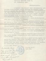 1941 Dr. Terestyéni Ferenc tanári kinevezése a zirci apát, Endrédy Vendel aláírásával