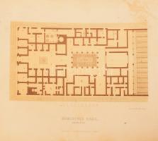 cca 1900 Ókori építészet témájú illusztrációk, 7 db (részben színes) képtábla, Stuttgart, Hoffmannsc...