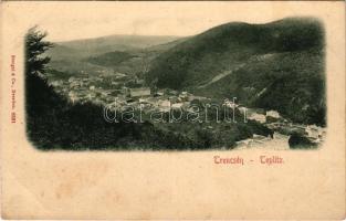 Trencsénteplic, Trencianske Teplice; látkép. Stengel &amp; Co. (Dresden) 8521. / general view (EK)