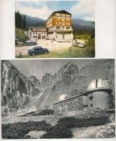 11 db MODERN Magas Tátra képeslap vegyes méretben / 11 modern Vysoké Tatry postcards (High Tatras) in mixed size