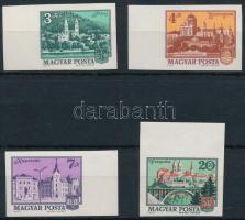 1973 Tájak-városok vágott ívszéli sor / imperforate margin set