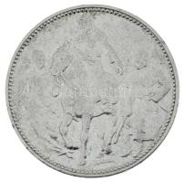 1896KB 1K Ag "Millennium" eredeti, dombornyomott, barna színű "Millenniumi Koronaérem...