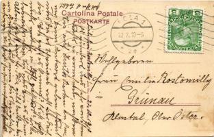 1910 Pola, BRIONI Dampfer mit Hafen (later K.u.k. Kriegsmarine) (EK)