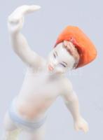 Aquincum strandoló fiú. Jelzett, hibátlan, m: 15 cm