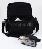 Sony Videa Hi8 Handycam Vision analóg kézikamera tartozékokkal, tartójában, jó állapotban