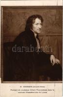 1938 Portrait du sculpteur Albert Thorvaldsen dans le costume d'académicien de Lucca / portrait of sculptor Albert Thorvaldsen s: Christoffer-Vilhelm Eckersberg