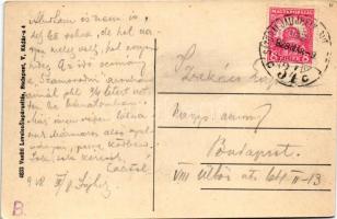 1928 Sátoraljaújhely, M. kir. állami borpince. Vasúti levelezőlapárusítás 4833. + "SÁTORALJAÚJH...