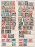 Fiume 61 db bélyeg + 13 db Isztria és Lubiana, nagyalakú berakólapon