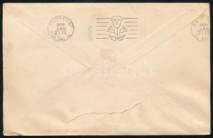 1939 Levél / Cover "RALLYE MONTE CARLO / CONTROLE KMAC."