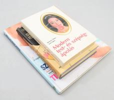 3 db szépségápolással kapcsolatos könyv - Modern test- és szépségápolás; A szépség iskolája; Szépségtippek. Kiadói kartonált és papírkötés, kissé kopottas állapotban.