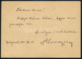 1941 Levelezőlap Budapestről Pécsre, majd visszaküldve "CÍMNYOMOZÁS MIATT KÉSETT" + "...