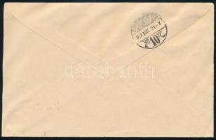 1937 Levél "NEMZETKÖZI VIZIPÓLÓTORNA A HORTHY-KUPÁÉRT"