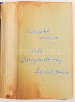 1974 Székelyszentkirály, Laszló D. János válogatott versei, A szerző autográf kézirata 380 kézzel beírt oldalon füzetben.